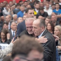 Momente nga hapja e fushatës zgjedhore të PDK-së në Mitrovicë