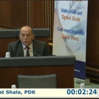 Ferat Shala në seancën plenare të Parlamentit të Kosovës,
